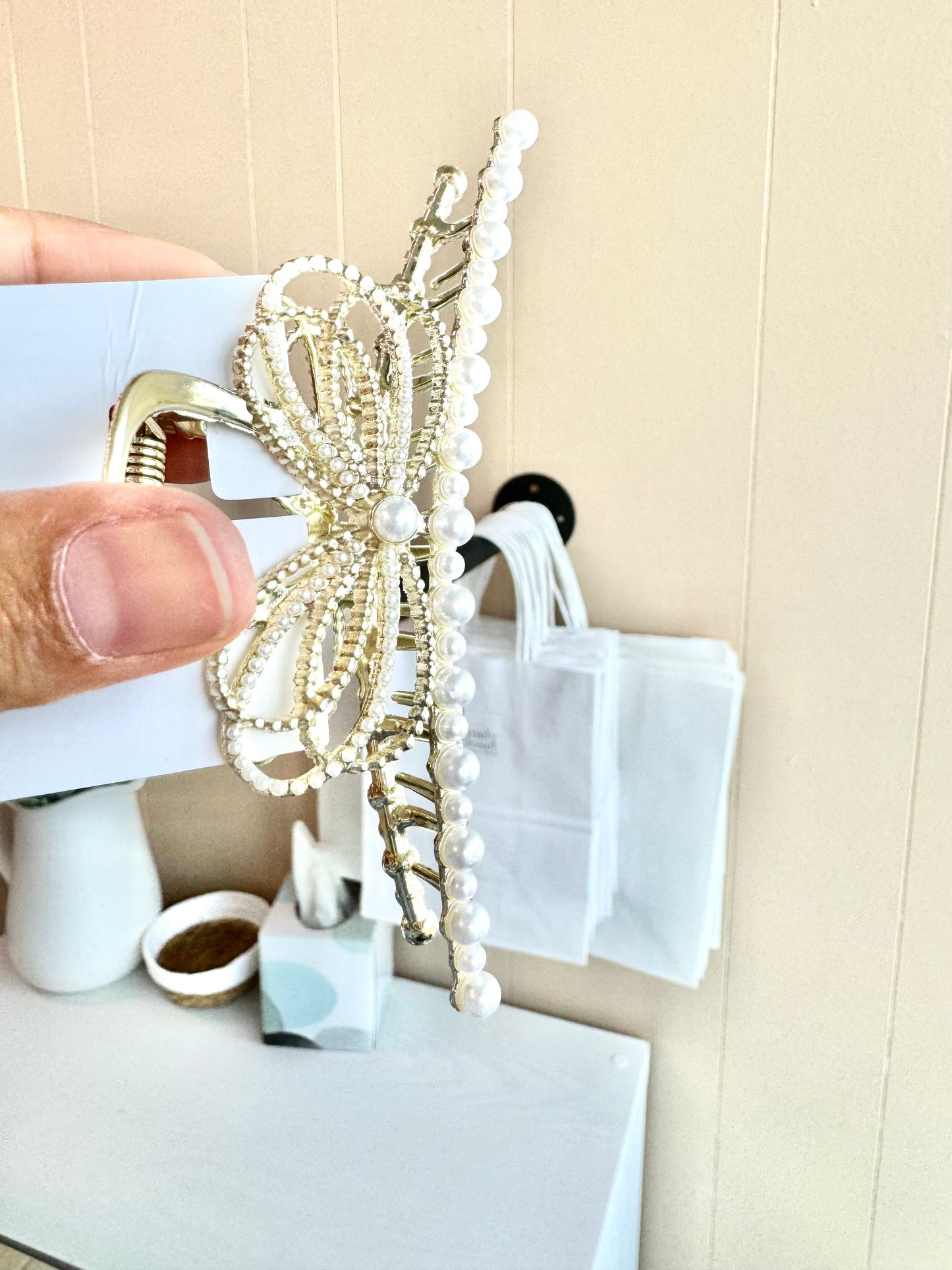 Gold Metal Claw Clip