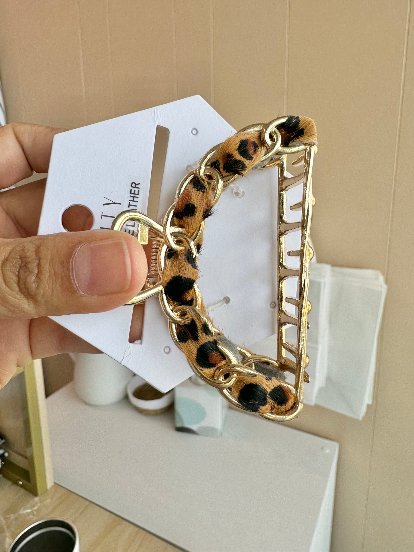 Gold Metal Claw Clip