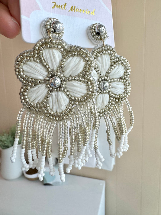 Bridal Tassel Earrings