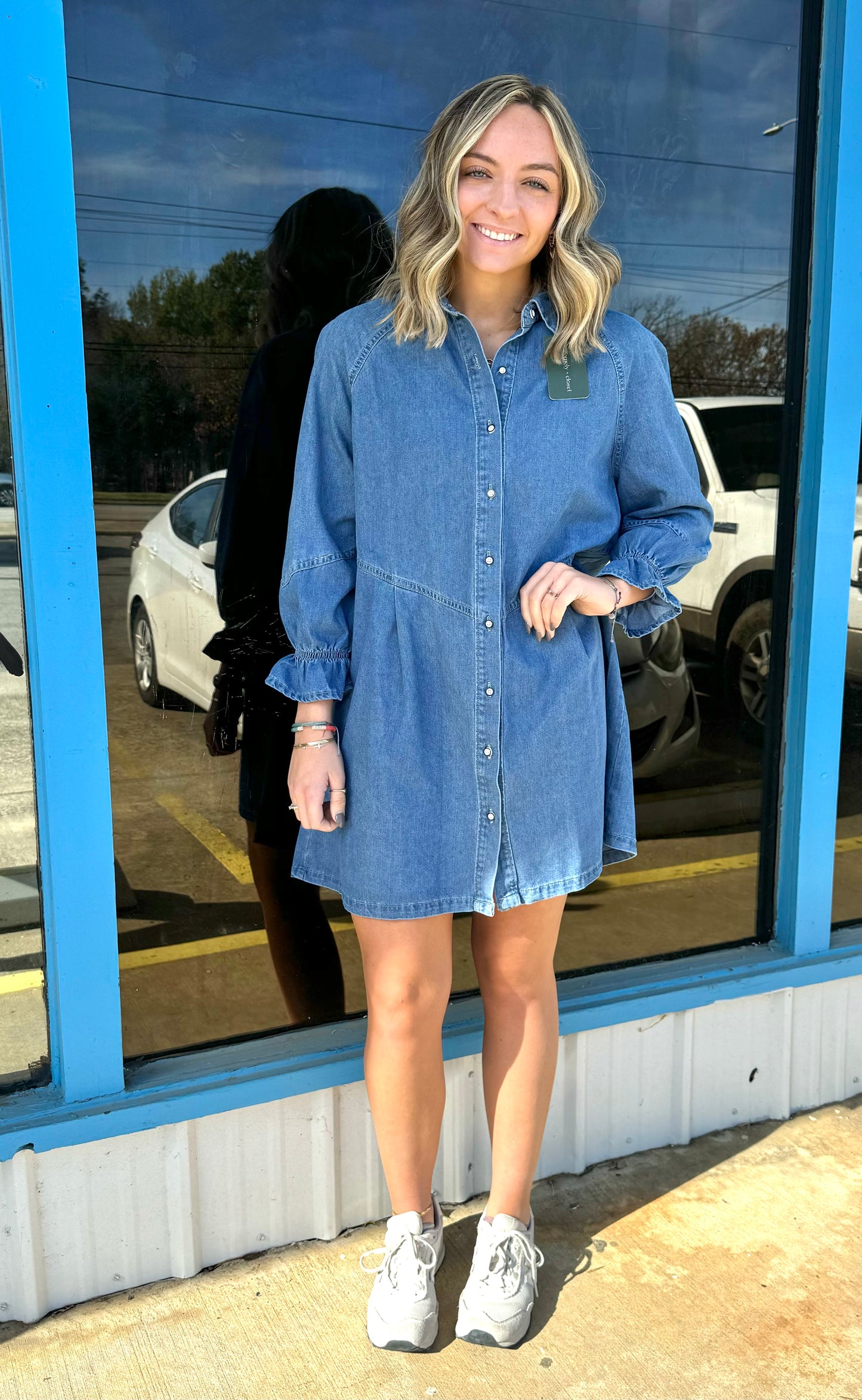 Denim Shirt Dress